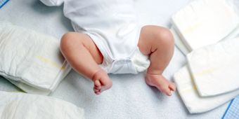 Baby Windel Handtuch Füsse