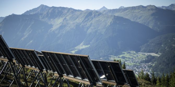 Solaranlage Berge