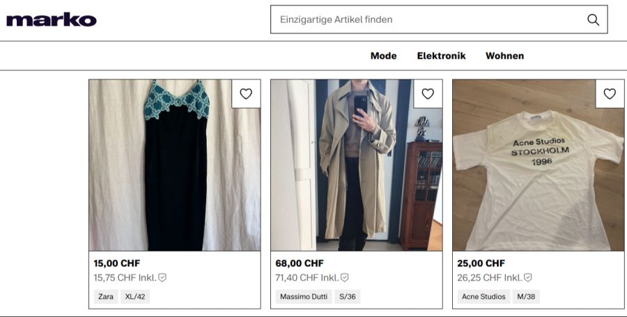 Das Secondhand-Start-up Marko hat Beschwerde eingereicht.