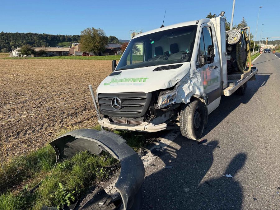 Der Lieferwagenfahrer wurde zur Anzeige gebracht.