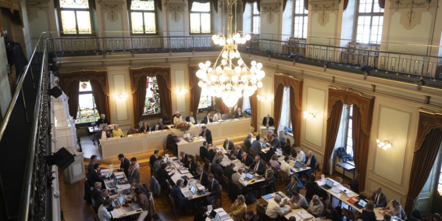 Die Thurgauer Regierung spricht dem Grossen Rat die Kompetenz ab, einen Austritt aus der Konferenz der Kantone zu erzwingen. Im Bild eine Sitzung des Grossen Rates im Rathaus Frauenfeld...