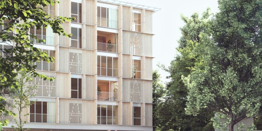 So soll der Neubau an der Freiburgstrasse 139e dereinst aussehen. (Visualisierung)