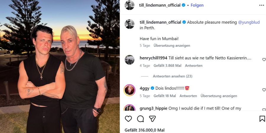 till lindemann yungblud