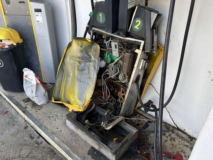 Bei der Kollision entstand Sachschaden.