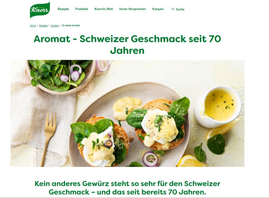 knorr feiert  aromat