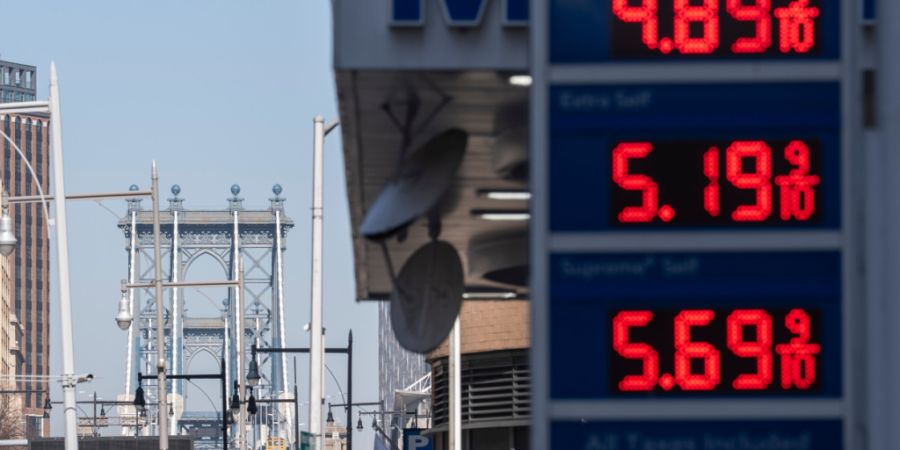 Die Benzinpreise in den USA sind so hoch wie lange nicht mehr.