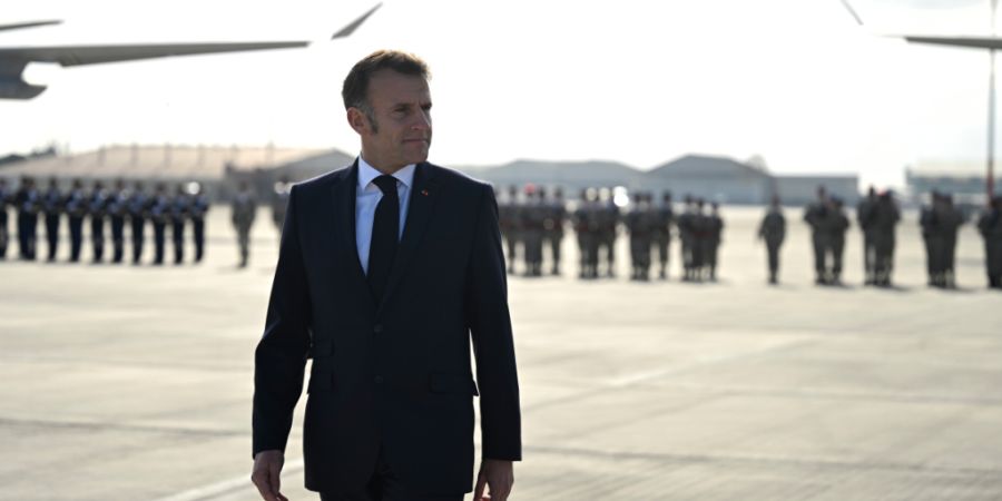 ARCHIV - Der französische Präsident Emmanuel Macron. Foto: Philippe Magoni/Pool AP/dpa