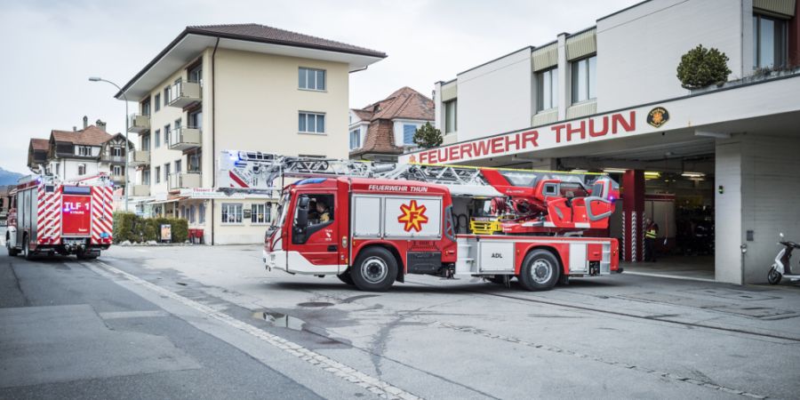Die Thuner Feuerwehr musste im vergangenen Jahr über 370 Mal ausrücken.