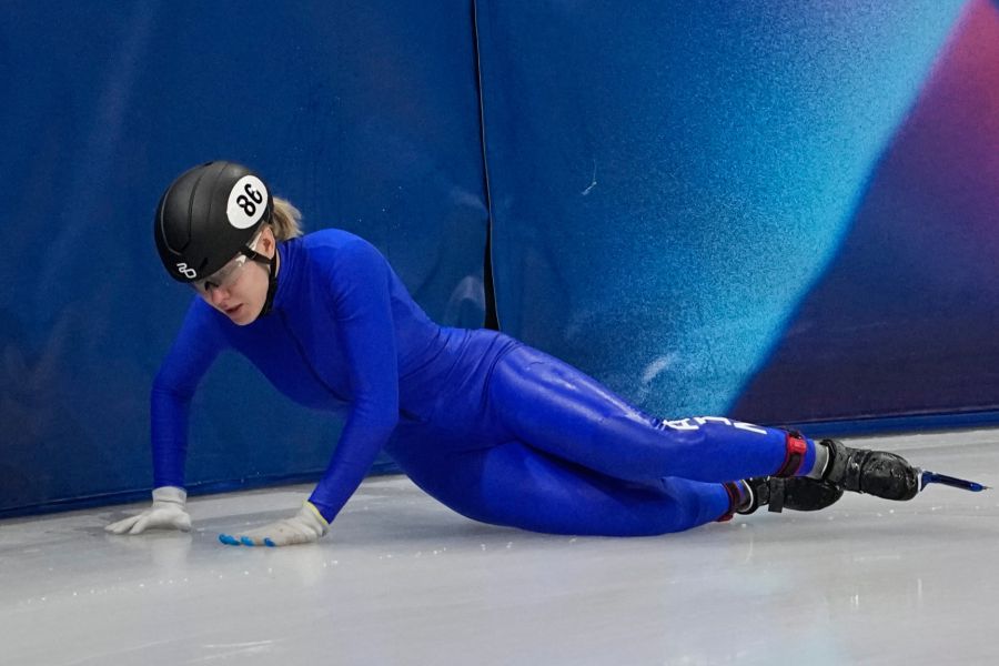 Auch bei den Frauen ist Russland im Shorttrack durch Alena Krylowa vertreten.
