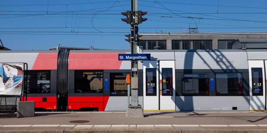 Der Bahnhof der Gemeinde St. Margrethen. Hier wurde der Sticker entdeckt.
