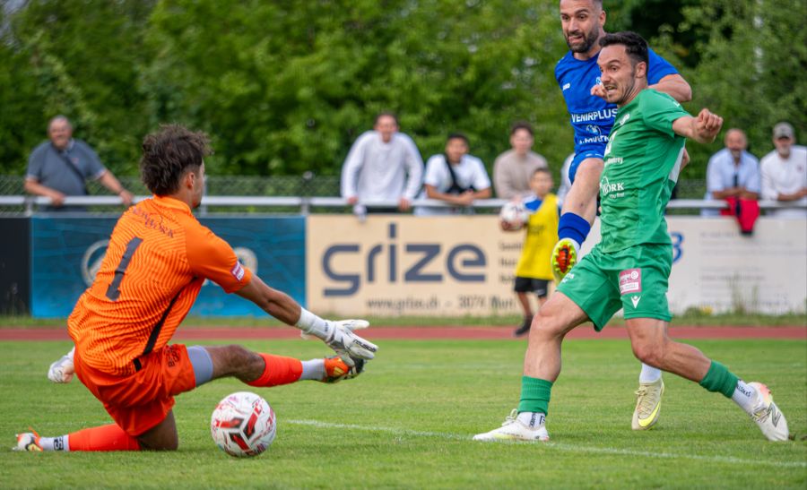 Konopek (Muri-Gümligen) trifft zum zwischenzeitlichen 1:1.