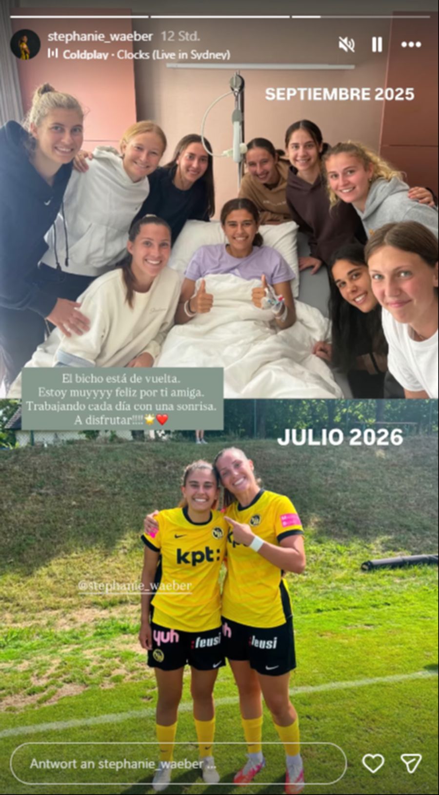 Die Kapitänin der YB-Frauen hat eine lange Leidenszeit hinter sich. Im September riss sie sich im Training das Kreuzband.