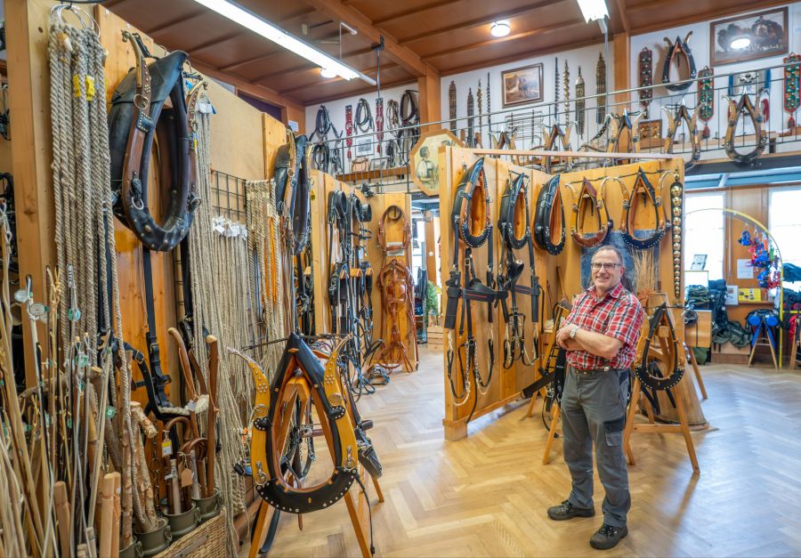Hansruedi Blaser bietet auch Führungen durch seinen Betrieb an.