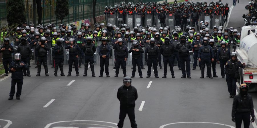 Leherrprotest Mexiko WM 2026