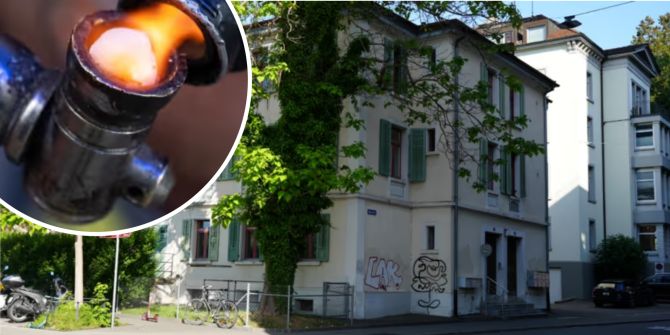 Hier sollen Süchtige künftig Crack rauchen. - zVg