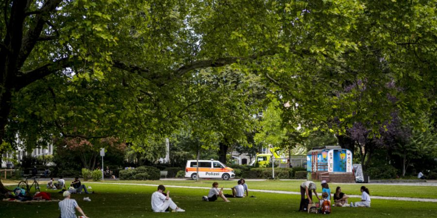 Die Bäckeranlage wird vielseitig genutzt. Neben Familien oder Jugendlichen sind auch Crack-Konsumenten anzutreffen. In der Zürcher Politik sind sie immer wieder Thema. (Archivbild)