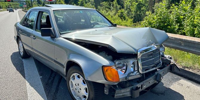Sachschaden nach Unfall