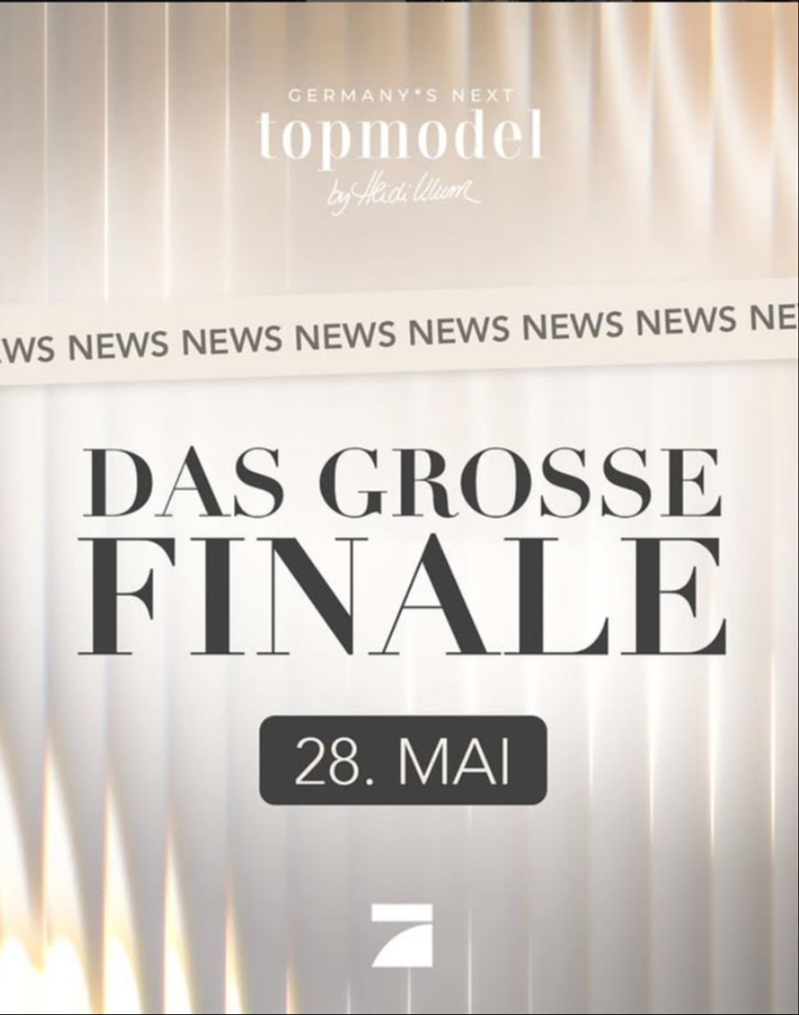 Am Donnerstag findet das grosse «Germany's Next Topmodel»-Finale statt.