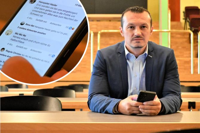 Sieben Jahre lang war Arbër Bullakaj Stadtparlamentarier in Wil. Hass hat er schon damals erfahren, aber keinesfalls so viel wie jetzt als Nationalrat in Bern.