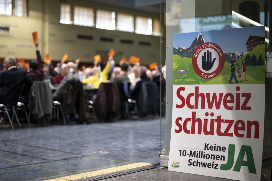 Die SVP-Initiative zur 10-Millionen-Schweiz polarisiert stark.