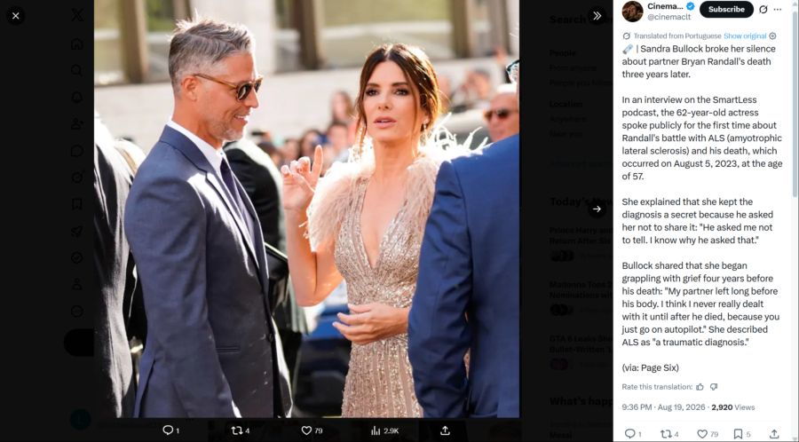 Sandra Bullock