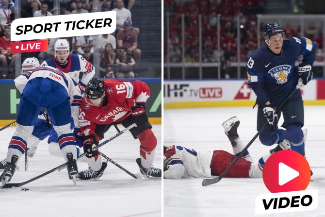 Eishockey-WM Viertelfinals Kanada Finnland