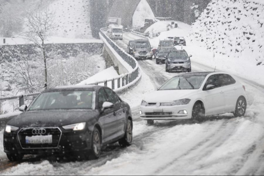 Im Strassenverkehr sorgte dies für Chaos.