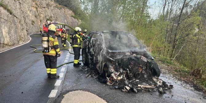 Hägendorf: Fahrzeugbrand