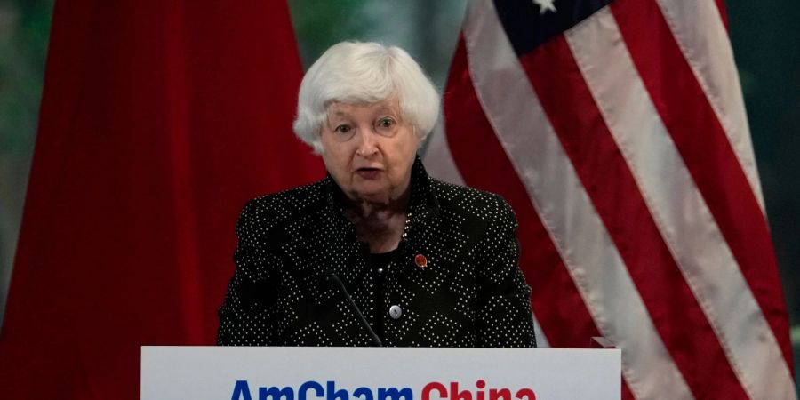 US-Finanzministerin Janet Yellen ist nach China gereist.