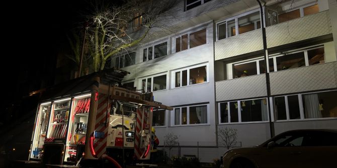 Brand in Altersheim.