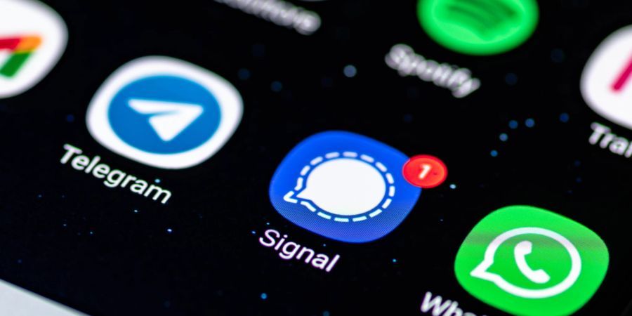 Messenger-Icons auf dem Smartphone