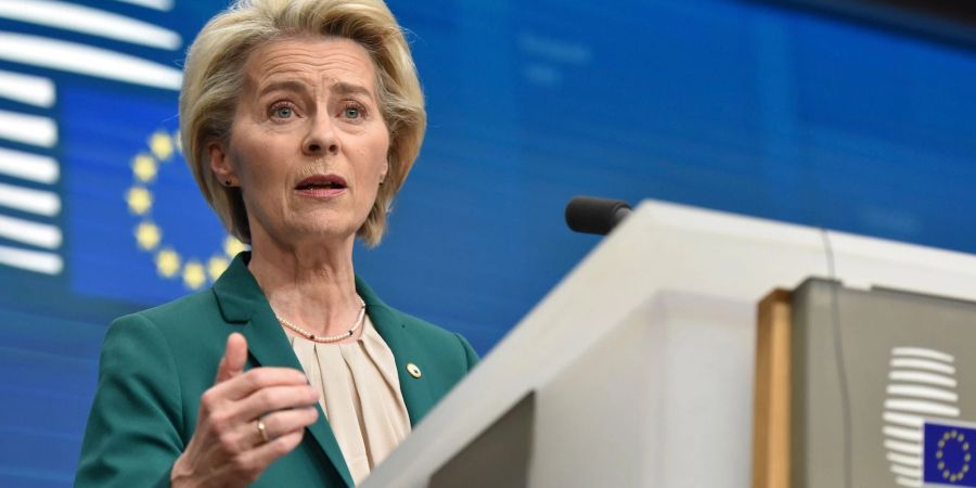 Die Präsidentin der Europäischen Kommission: Ursula von der Leyen.