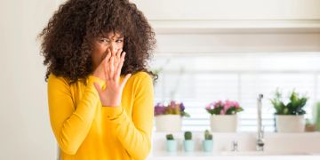 Frau Afroamerican Geruch Küche