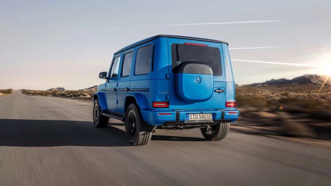 Er ist und bleibt unverwechselbar: Der Mercedes G 580 mit EQ-Technologie bleibt seinen Wurzeln treu. Mercedes-Benz G 580 EQ