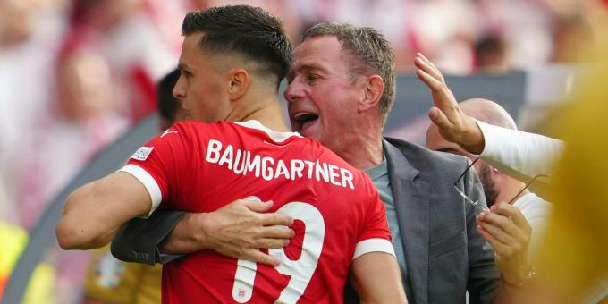 Ralf Rangnick hat Österreich an der EM 2024 zum Gruppensieg geführt. EM 2024 Österreich Rangnick