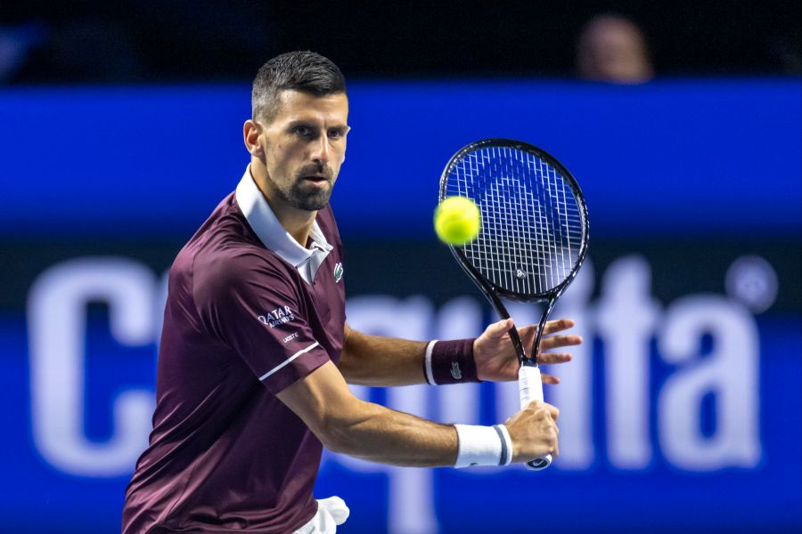 Swiss Indoors Novak Djokovic