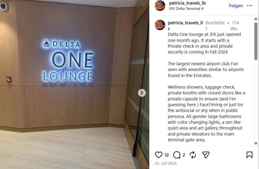 Delta Air Lines, Delta One Lounge (New York JFK).
