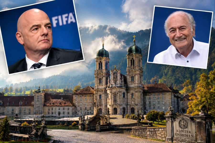 Das Kloster Einsiedeln geriet 2023 ins Visier der Fifa-Ermittler.