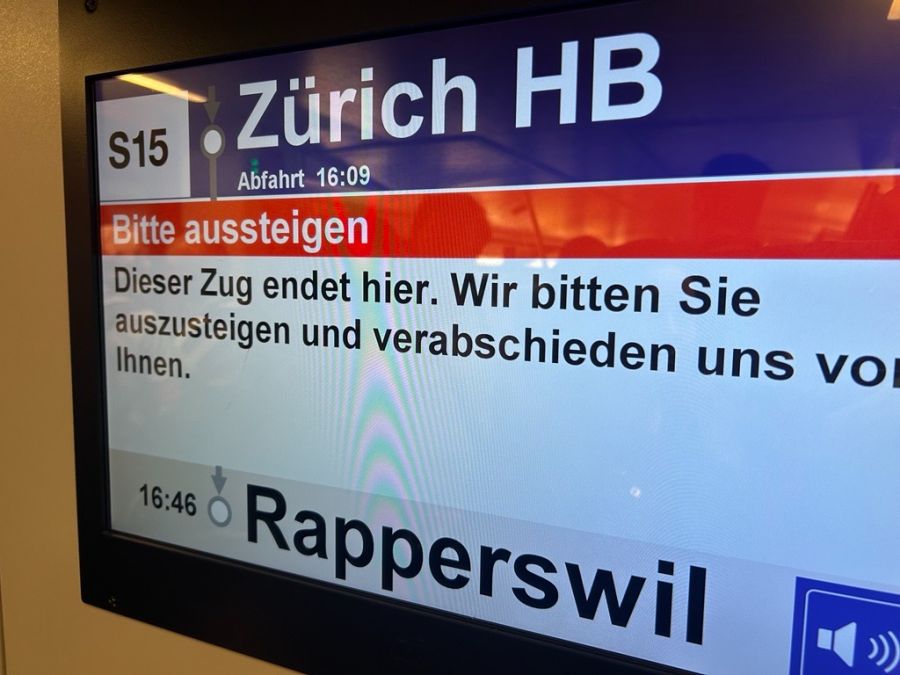 Zürich S-Bahn Ausfall