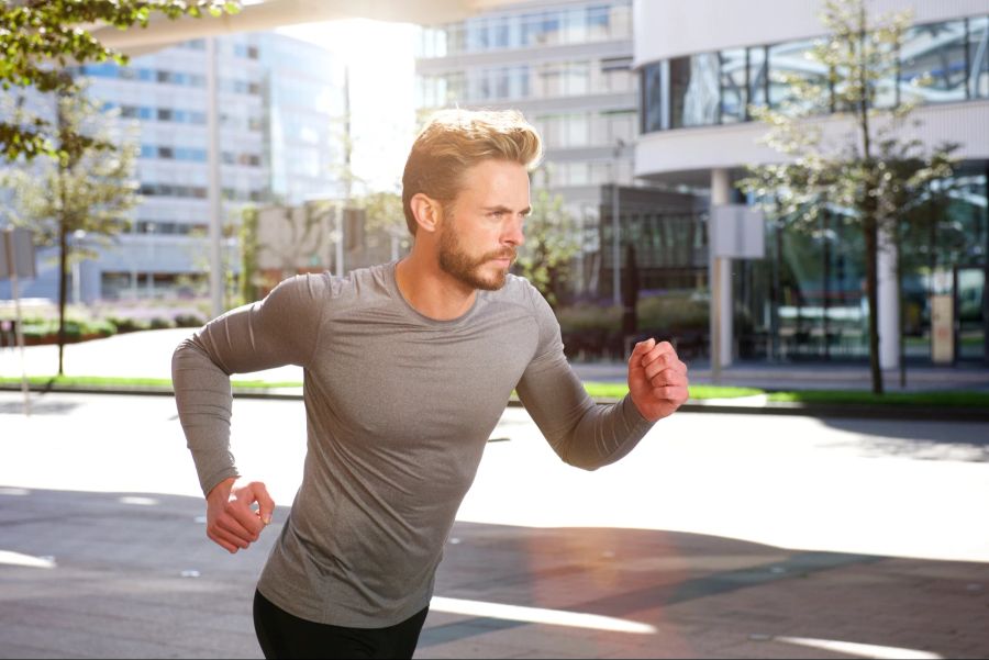 Mann beim Joggen