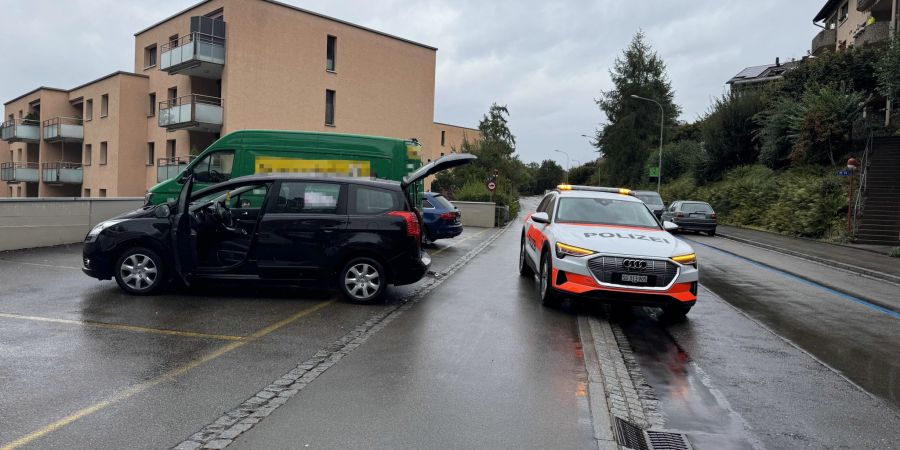 Unfallort in St. Gallen.