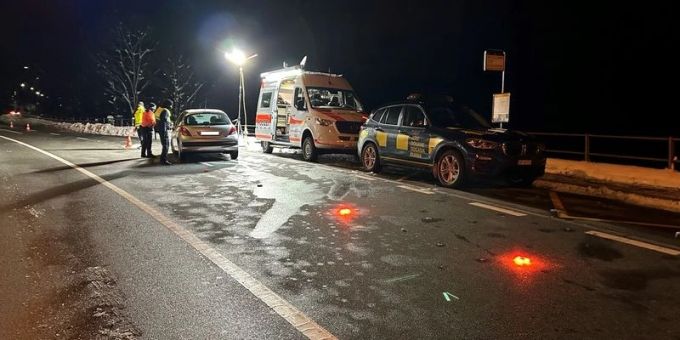Verkehrskontrolle im Appenzeller Vorderland. Verkehrskontrolle