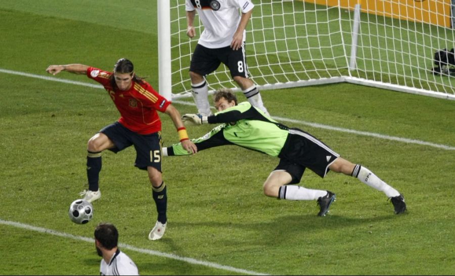 Jens Lehmann hütete das Tor der deutschen Nationalelf.