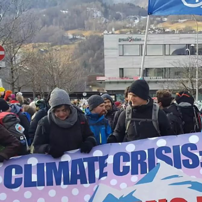 WEF Streik Davos