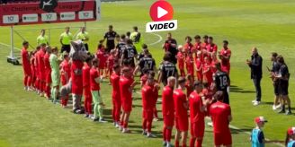 Schöne Geste - Vaduz steht Spalier – Aufsteiger Thun sagt Merci
