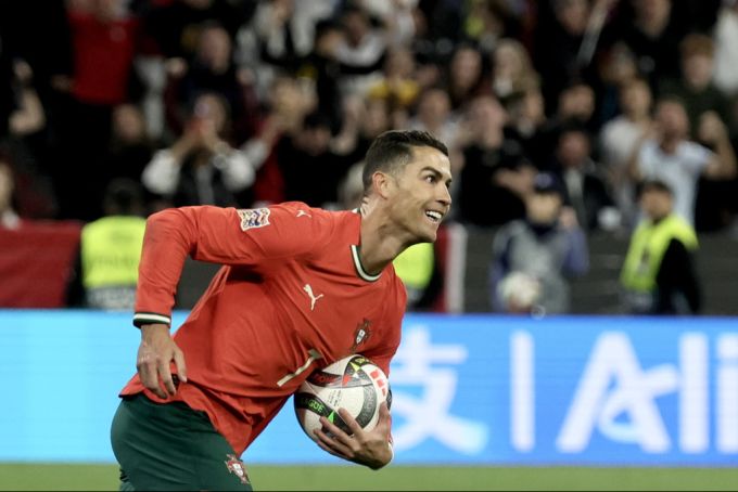 Cristiano Ronaldo gleicht den Final der Nations League aus. Cristiano Ronaldo Nations League