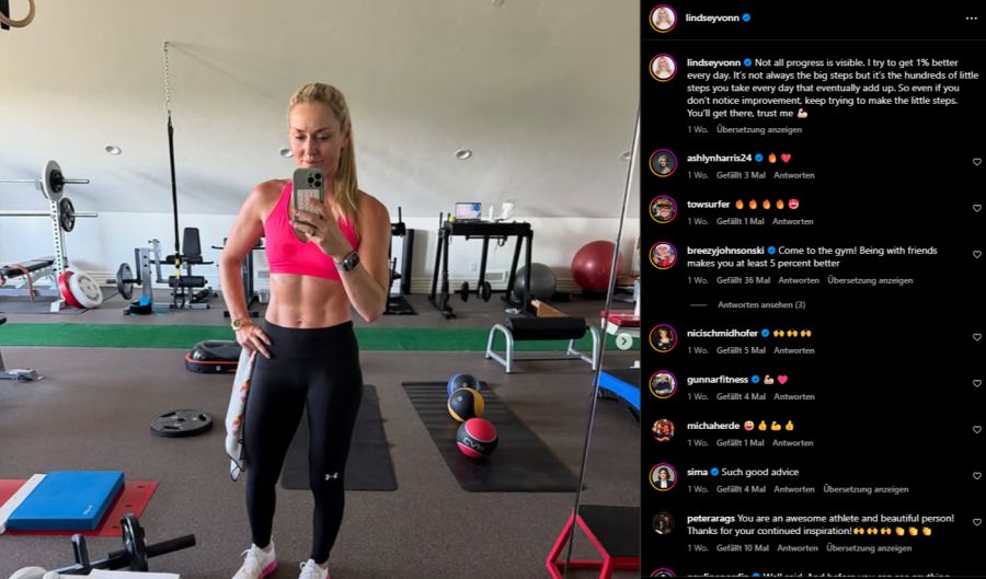 Deutlich mehr sind es bei Lindsey Vonn (2,5 Millionen).