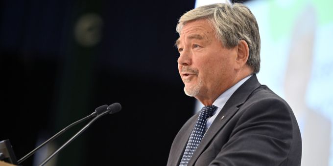Der Nidwaldner Regierungsrat Res Schmid. Res Schmid