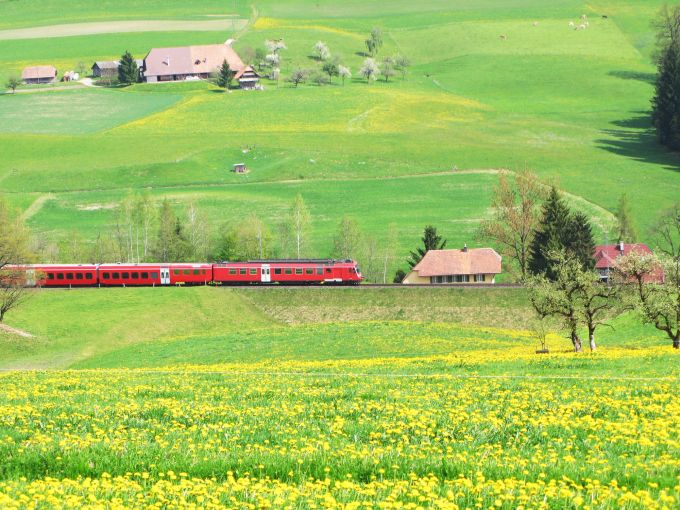 Vor allem junge Familien sind gerne auf dem Land. Wohnen