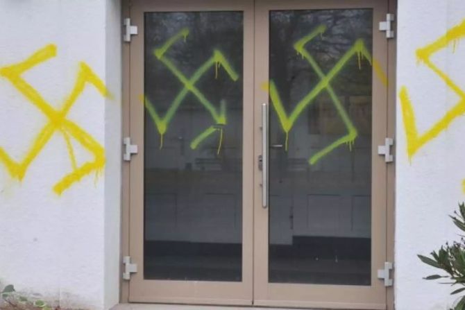 Hakenkreuz Bezirksschule Rechtsextremismus Jugendliche